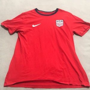 US Soccer National Team NIKE Shirt w/shield